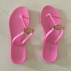 NWOT Lily Pulitzer pink sandals